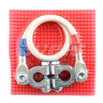 Перемычка грузовая КАМАЗ  /сечение 35мм, длина 45 см/ (с клеммами 52245 +/- ) /ГАРАНТ — основное фото