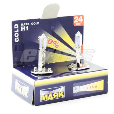 Лампы "Маяк" 24V H1 70W (P14.5s) Gold — основное фото